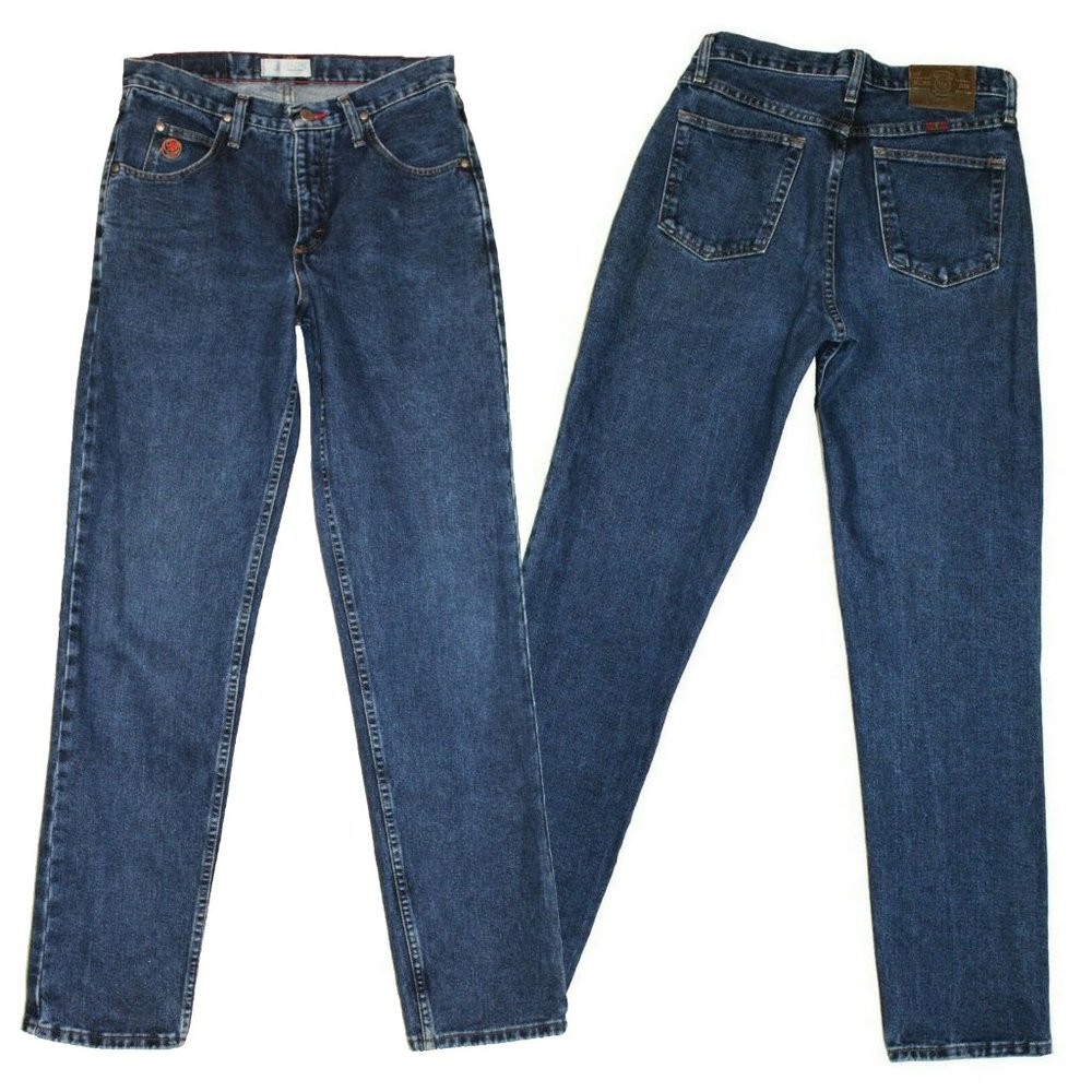 Womens WRANGLER 20X Jeans Sz 7/8 Relaxed Straight Leg Cotton Calgary Original